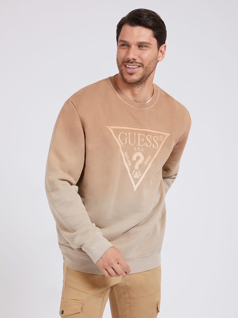 GUESS® Triangle logo sweatshirt 