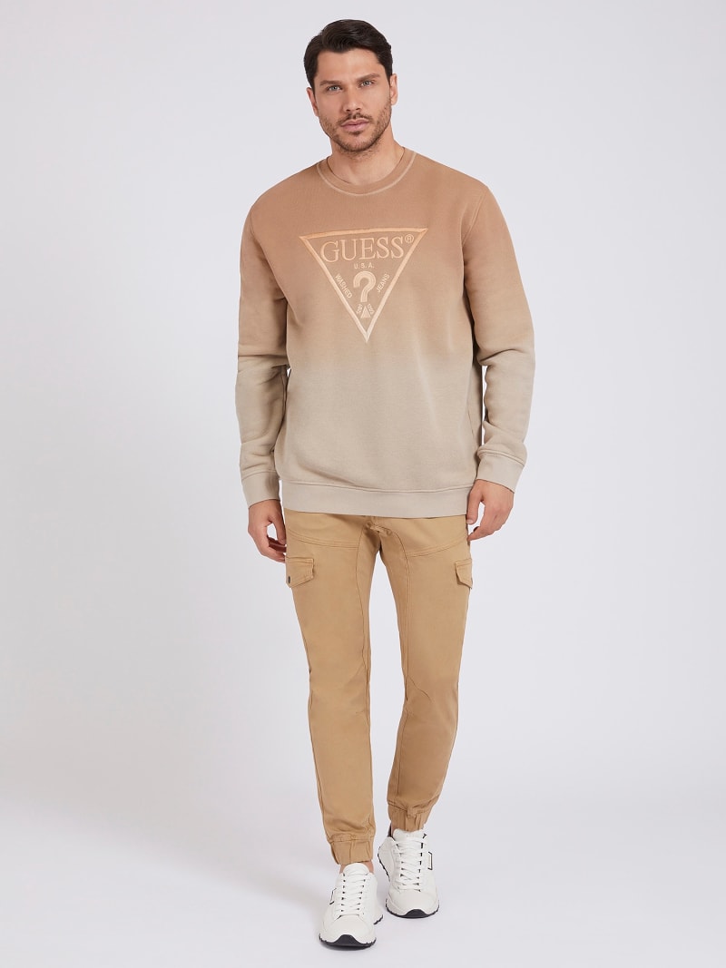 GUESS® Triangle logo sweatshirt 
