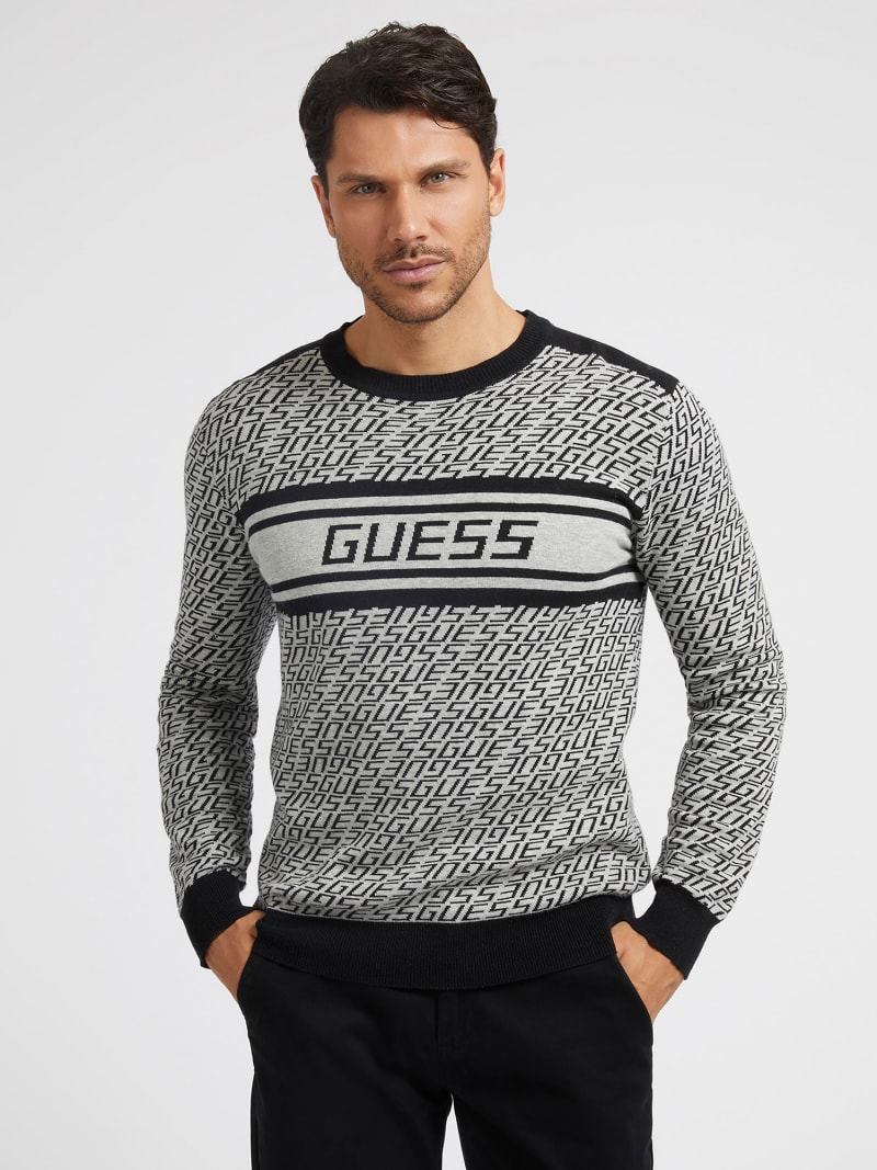 GUESS All over logo sweater