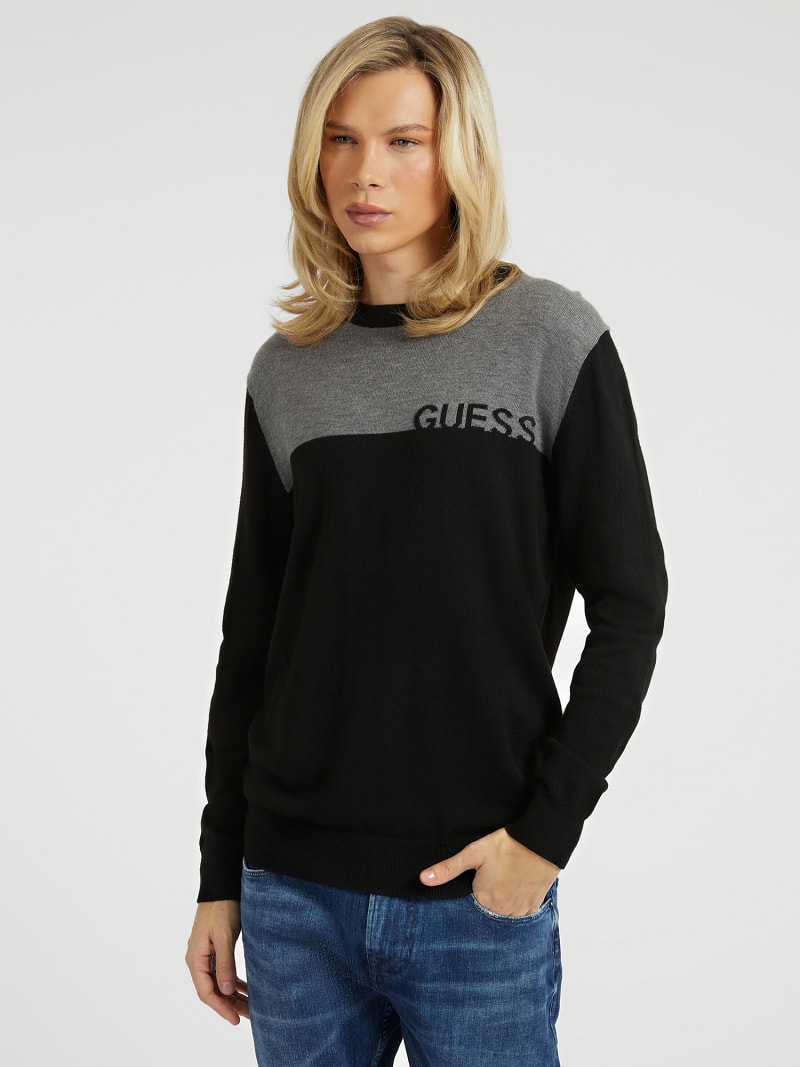 GUESS Color block sweater