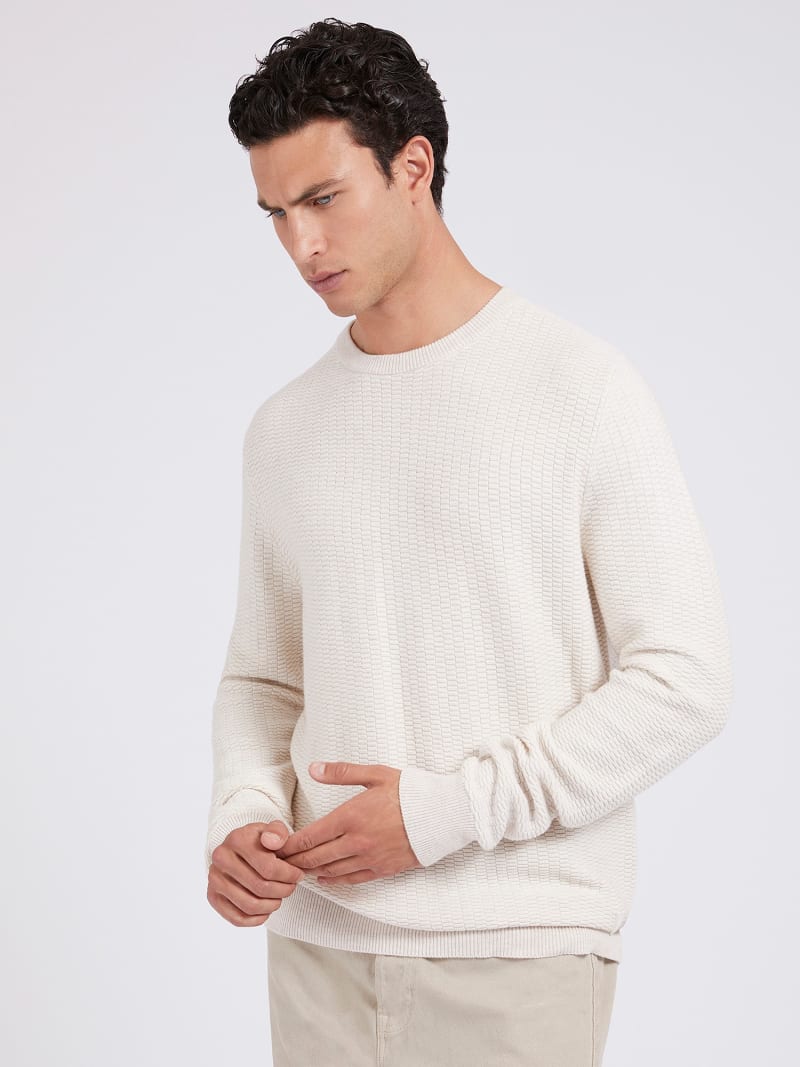 Sweter z domieszką wełny