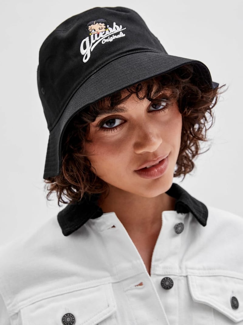 Front logo bucket hat GUESS® Originals Official site