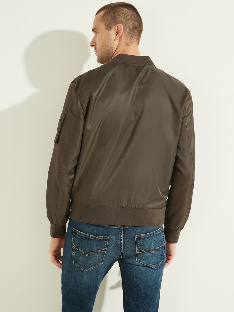 Guess green bomber jacket top