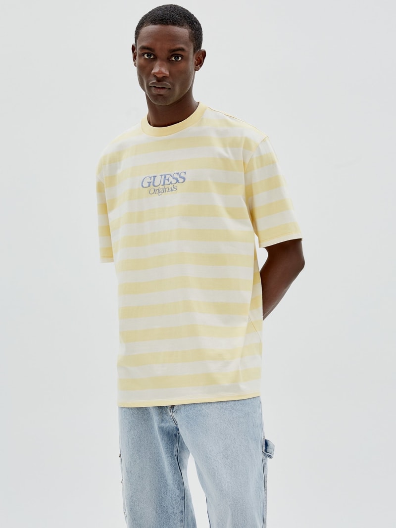 Guess t top shirt righe