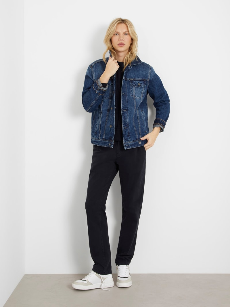 Giacca jeans vestibilità regular