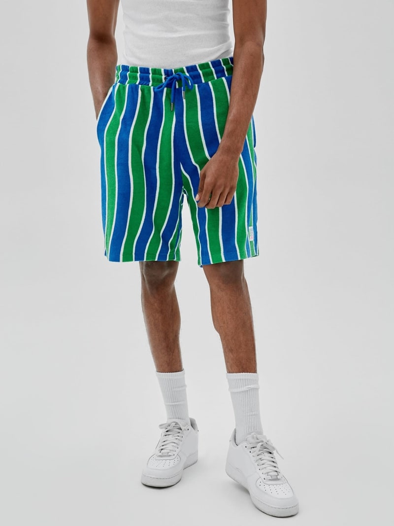Guess striped drawstring shorts cheap