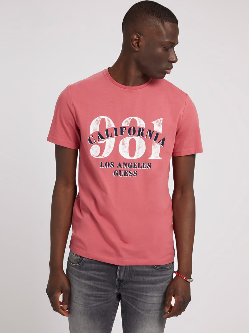 Guess shirt pink hot sale