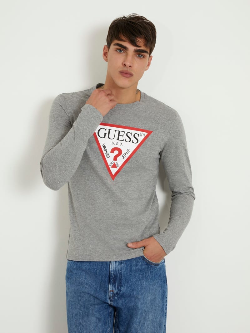 Guess CN LS CORE TEE Preto - Entrega gratuita   ! - Textil  T-shirt mangas compridas Homem 36,00 €