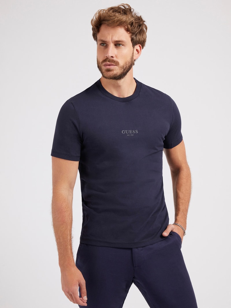 T shirt guess homme bleu new arrivals