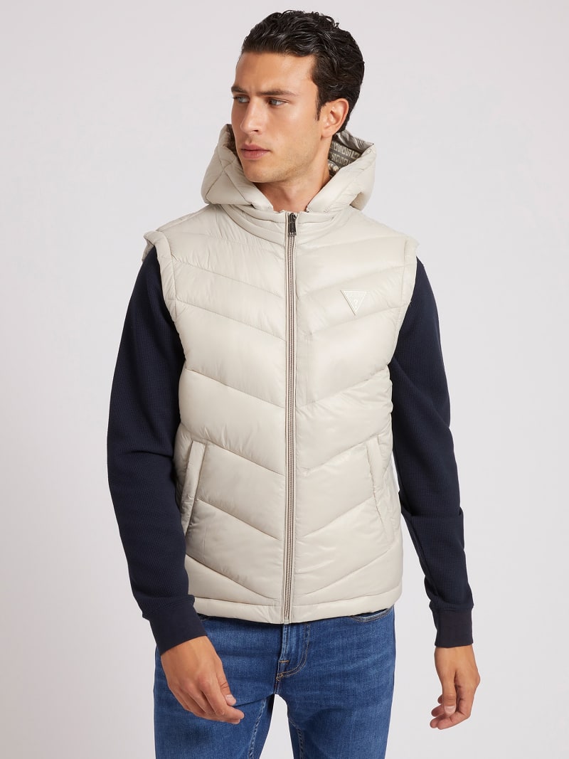 GUESS Chaleco acolchado calce regular