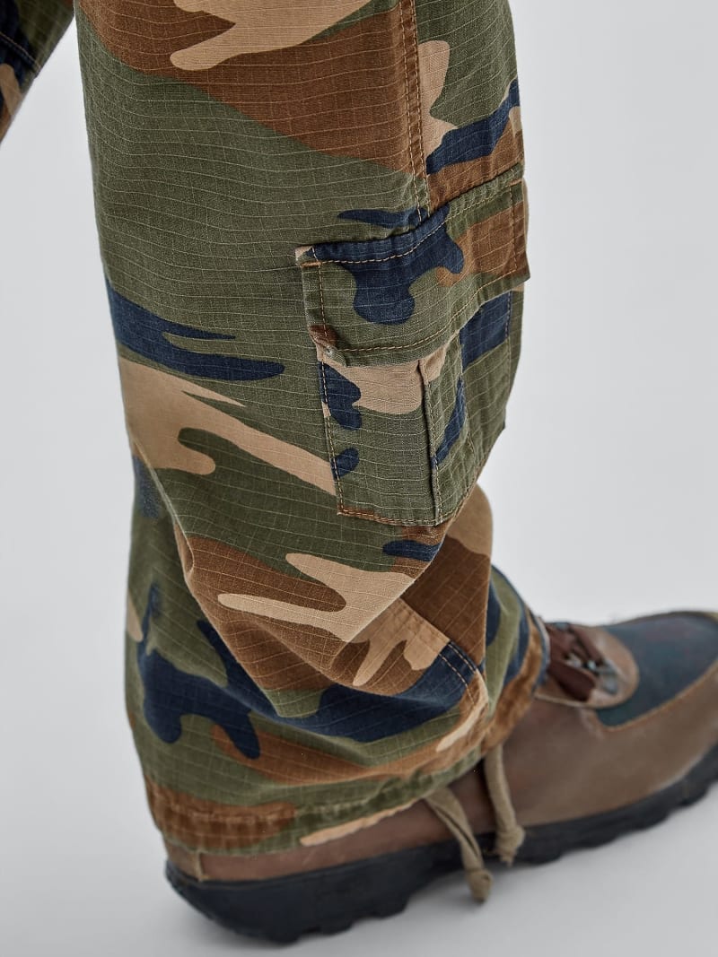 GUESS Originals Ripstop mid rise cargo pant Women