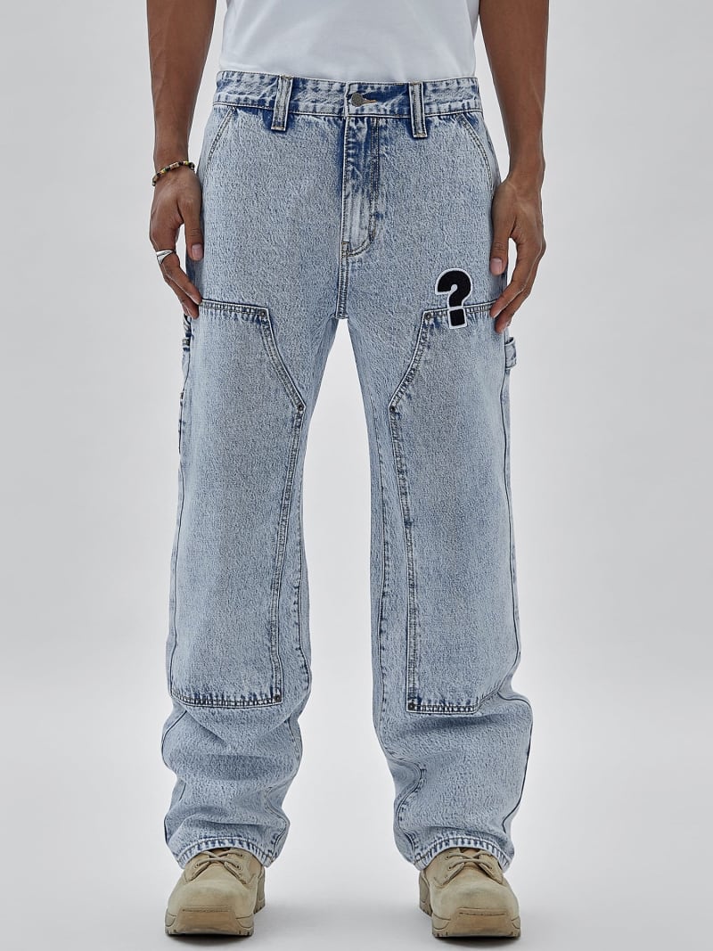 High rise carpenter denim pant