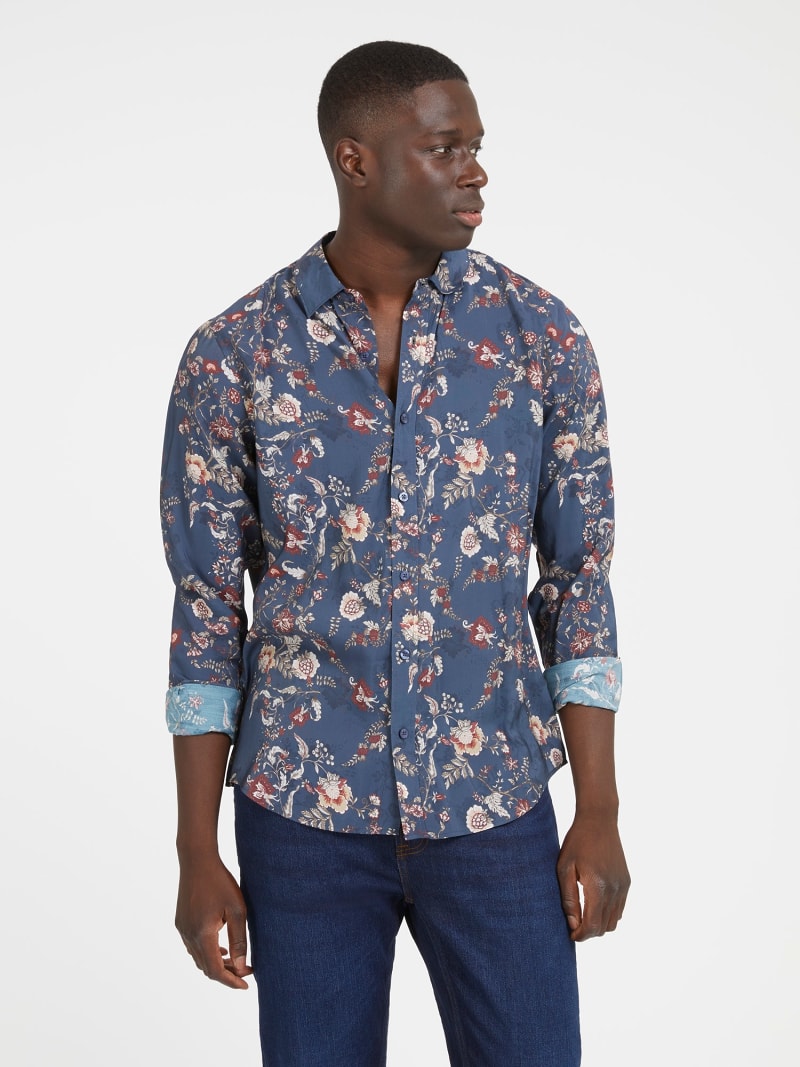 Guess floral t shirt hotsell