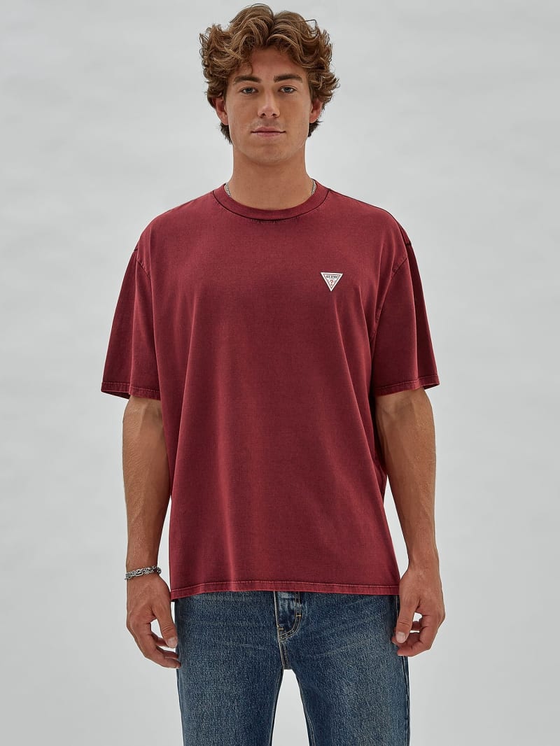 T shirt guess homme rouge clearance