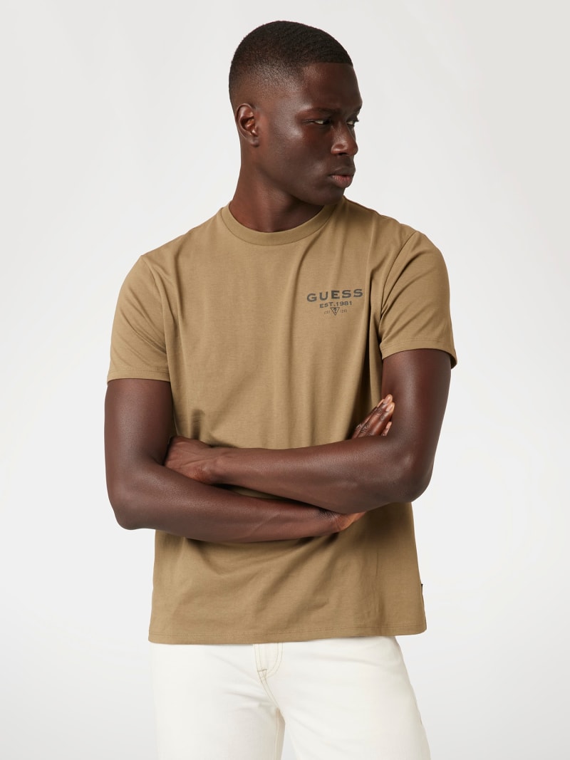 Guess small logo tee deals