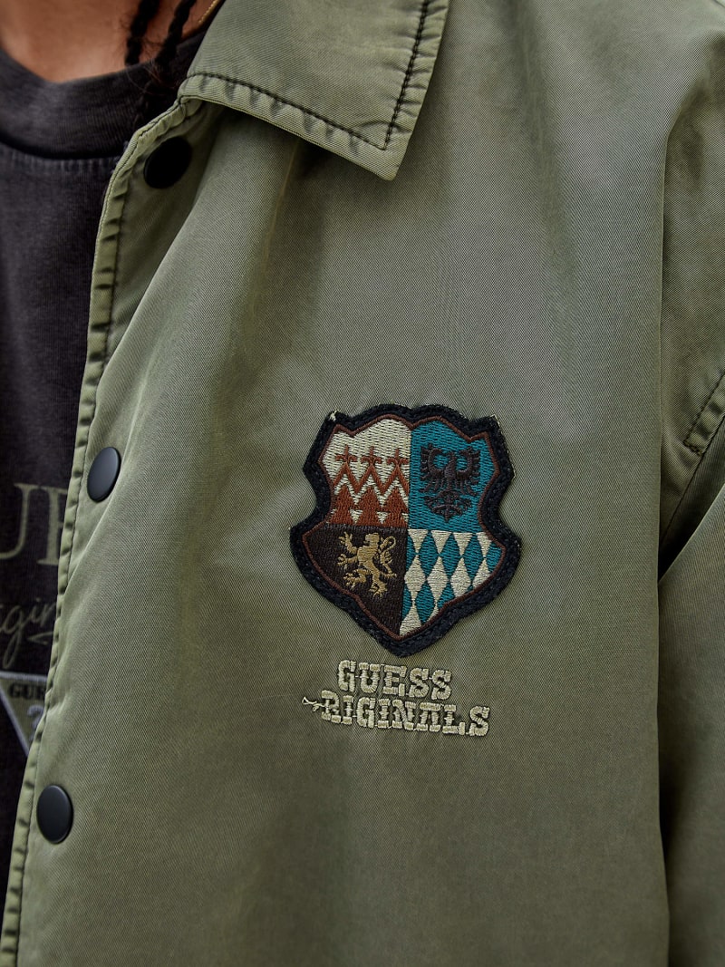 Guess army green on sale jacket