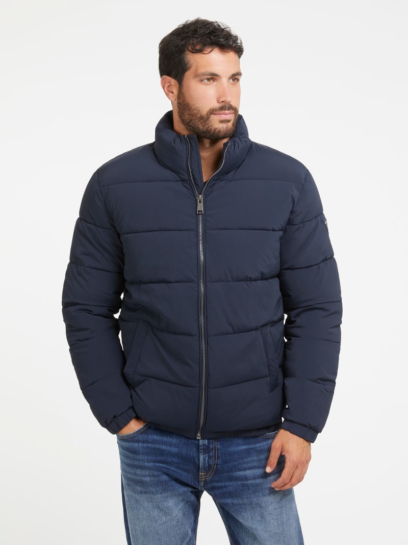 Stretch nylon puffer