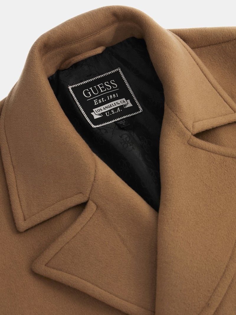 Guess brown coat store