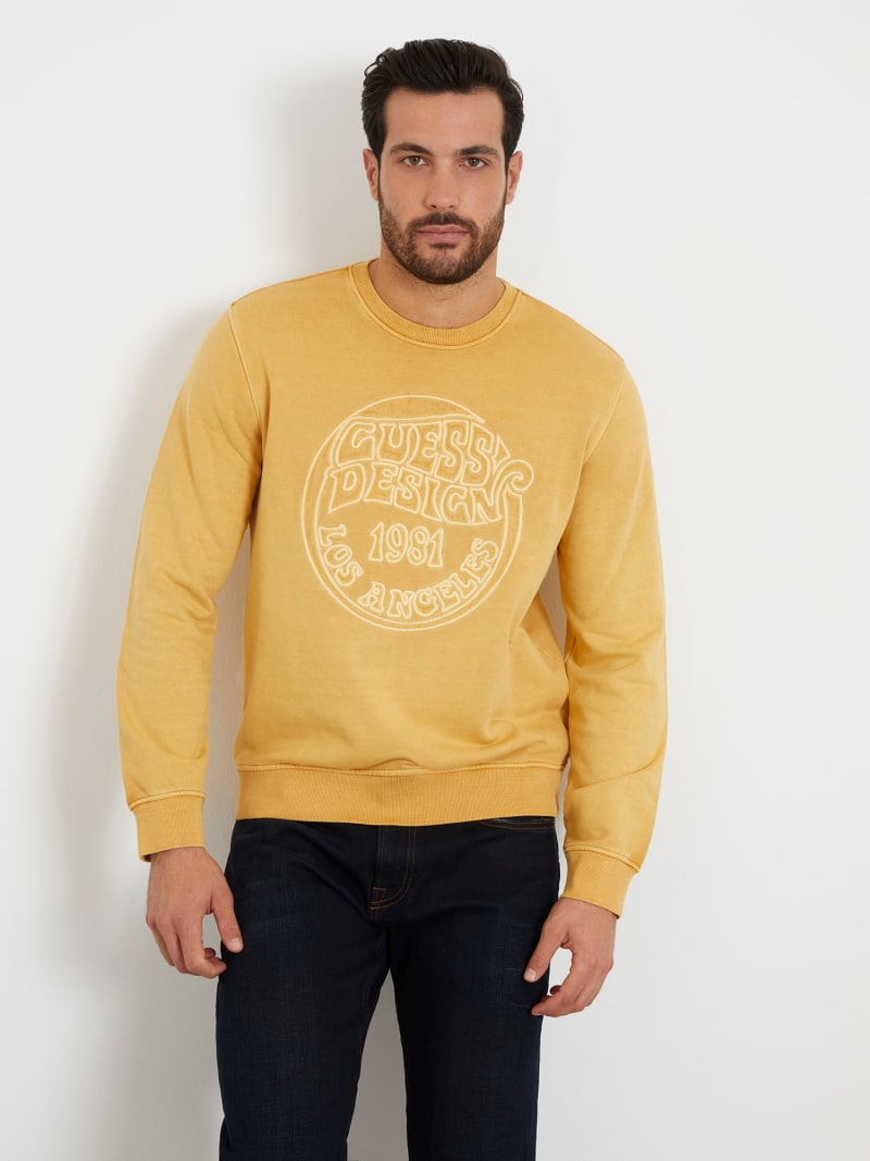GUESS Embroidered logo sweatshirt Men