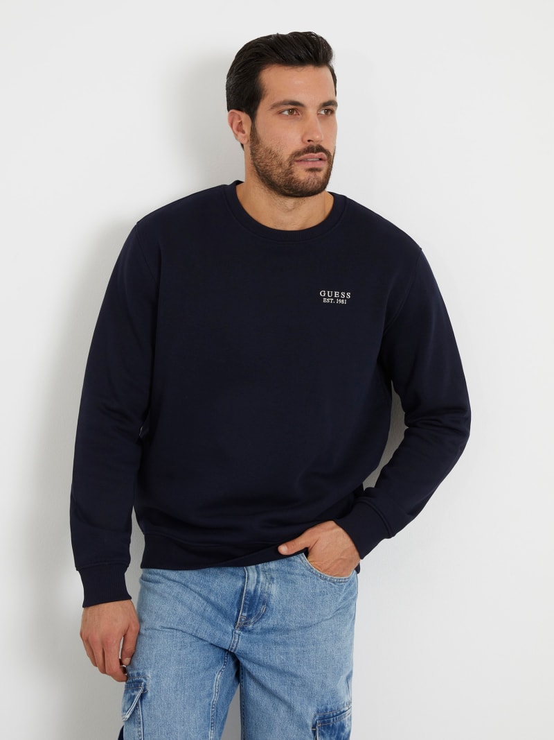 Guess blue sweatshirt top