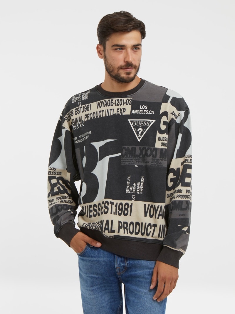 GUESS® Sweatshirt Allover-Print