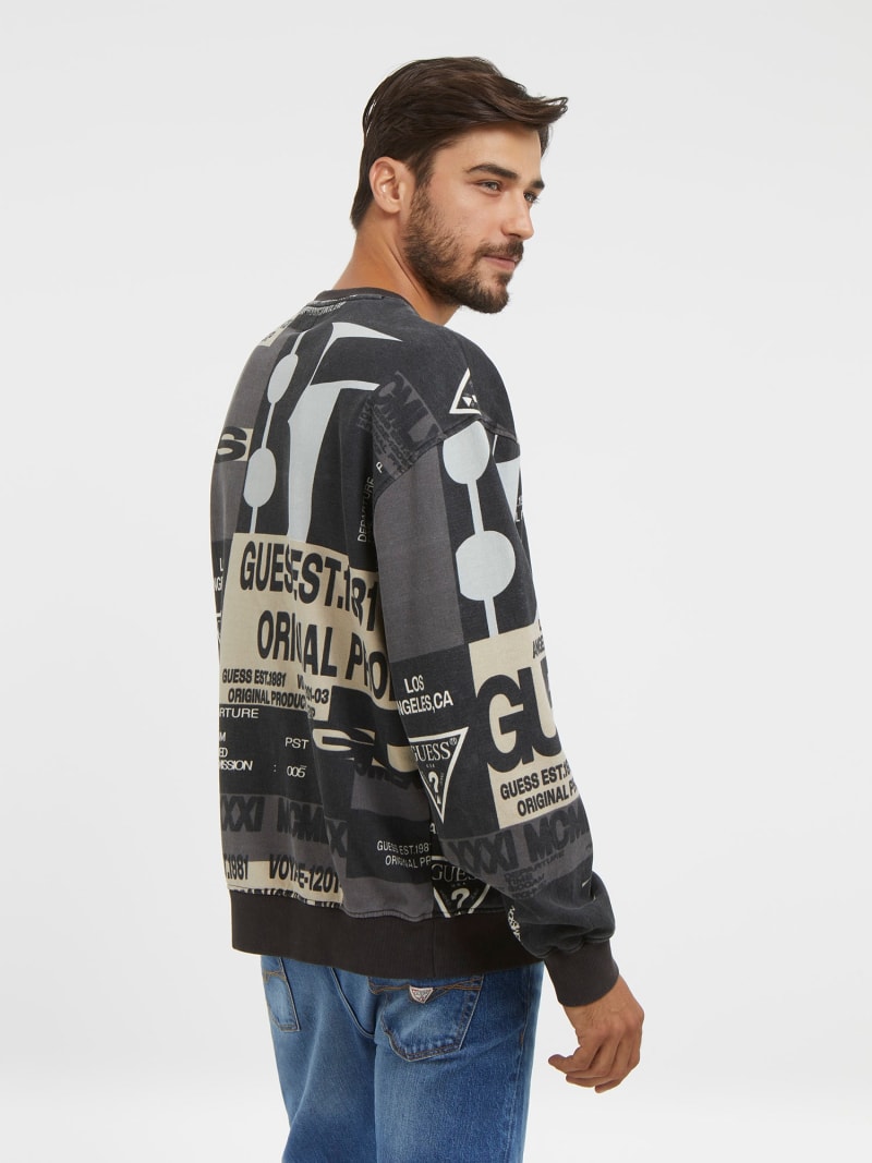 GUESS® Sweatshirt Allover-Print 