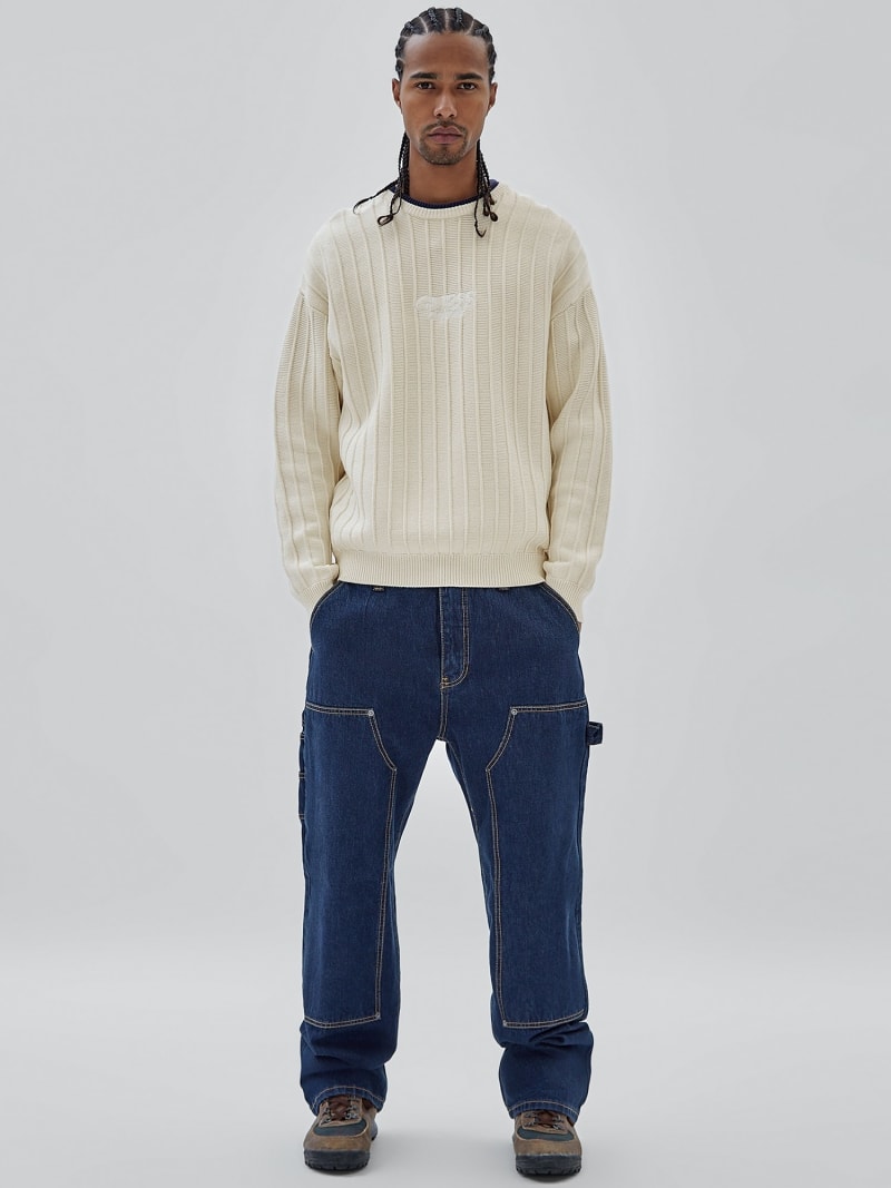 GUESS® Pullover mit Frontlogo