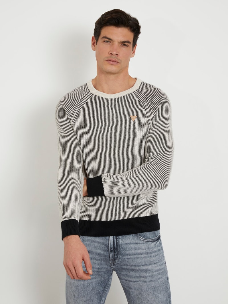 GUESS® Pullover Rundhalsausschnitt Wollmix