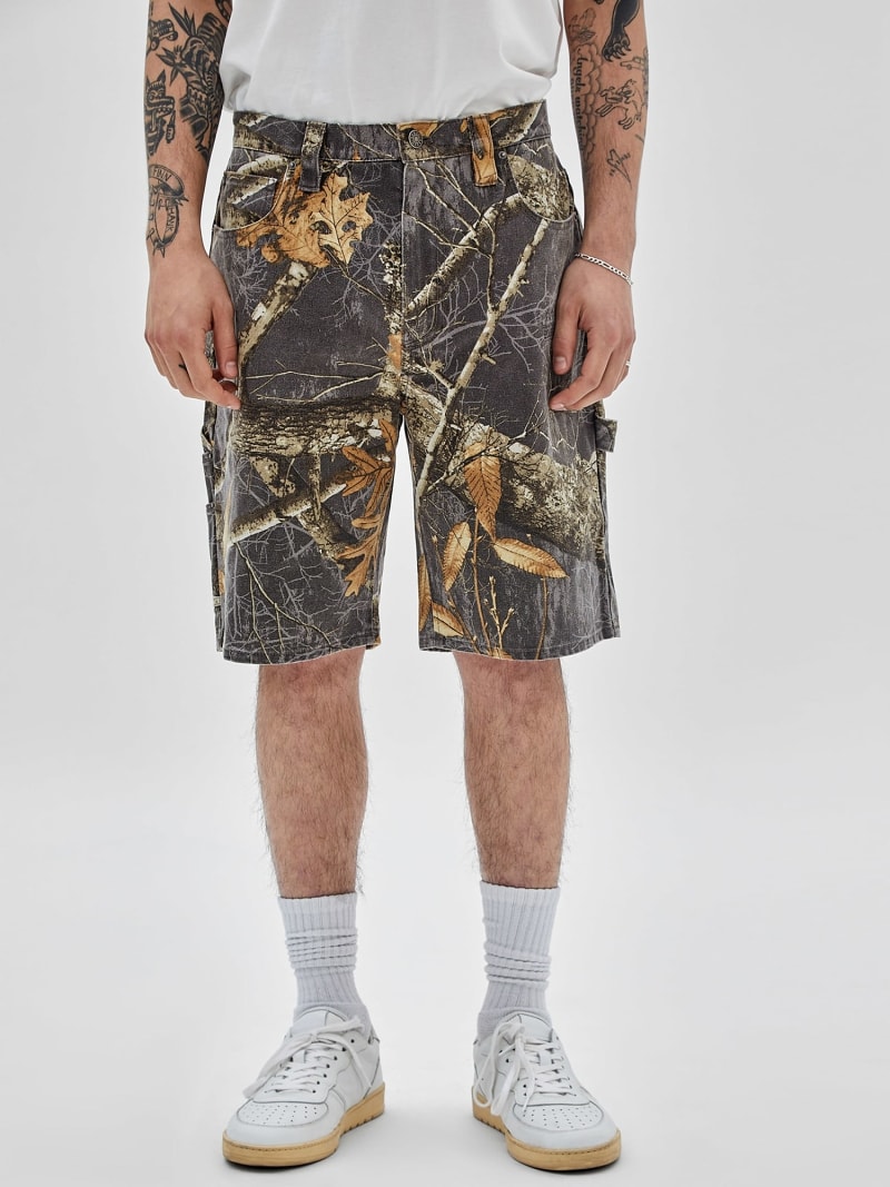 Guess camo shorts hotsell