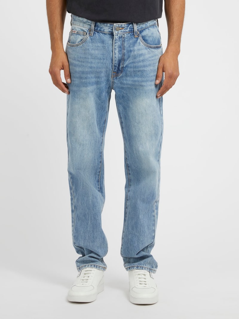 Straight denim pant