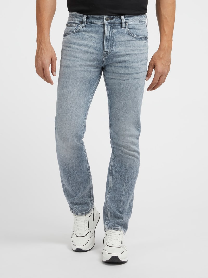 Guess mens cheap jeans slim straight