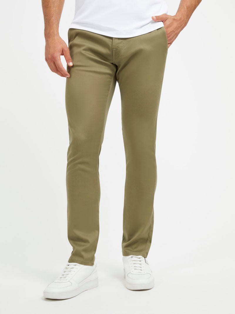 Men's skinny fit khakis sales