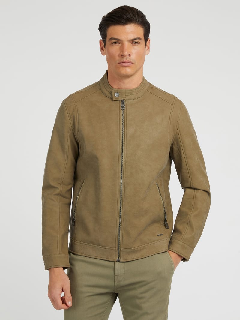 Guess suede jacket mens store