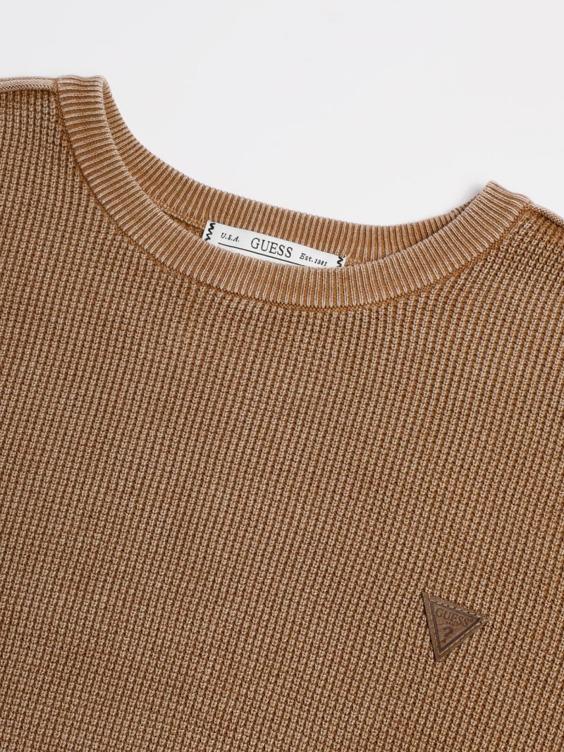 Brown guess sweater clearance