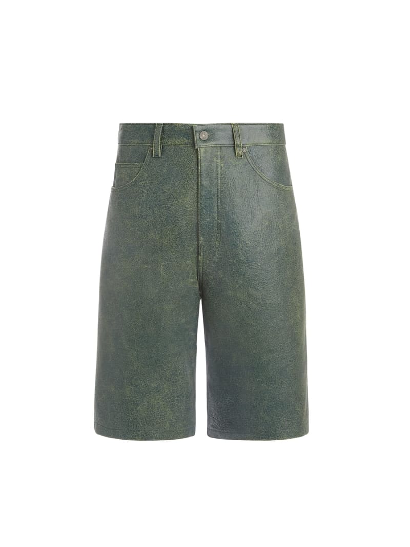Guess leather shorts new arrivals