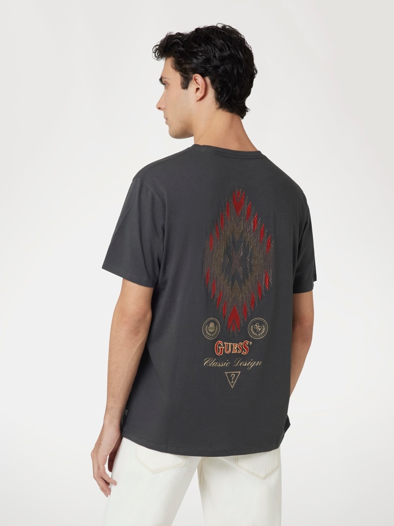 Shirt met achterkant print clearance