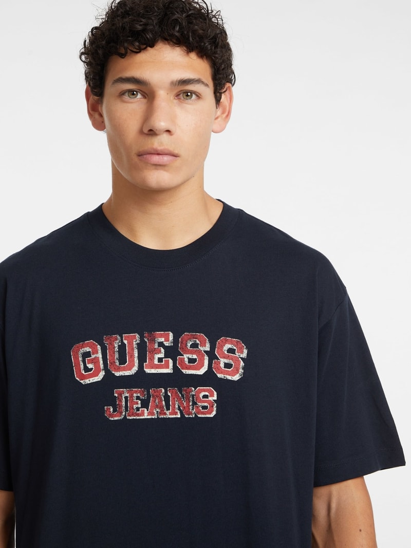 GUESS Oversized Vintage Print Tee