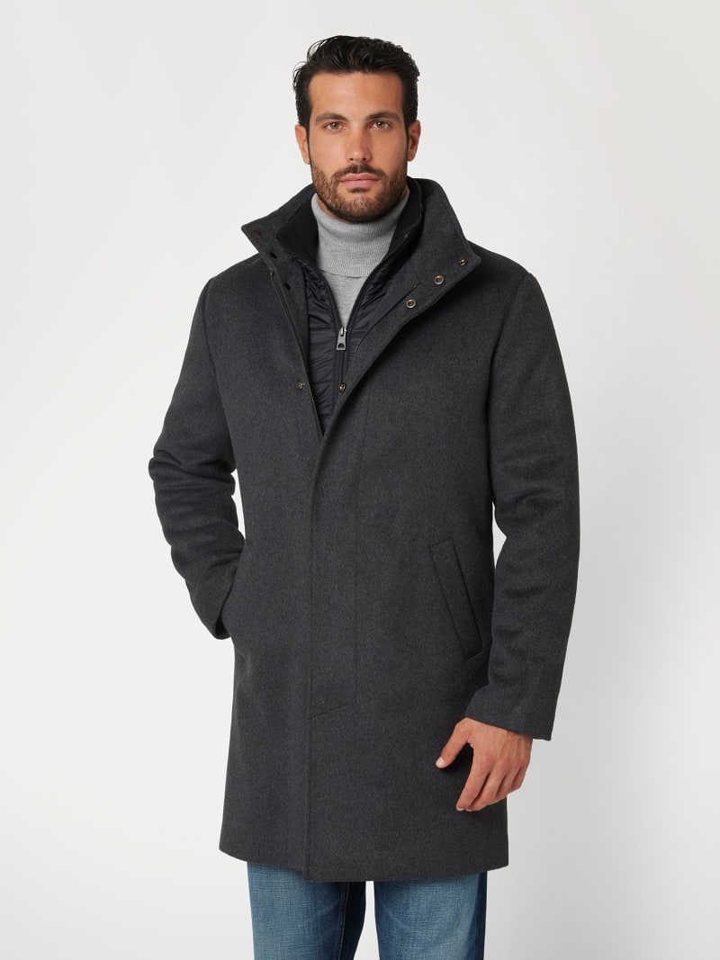 Grey guess coat online