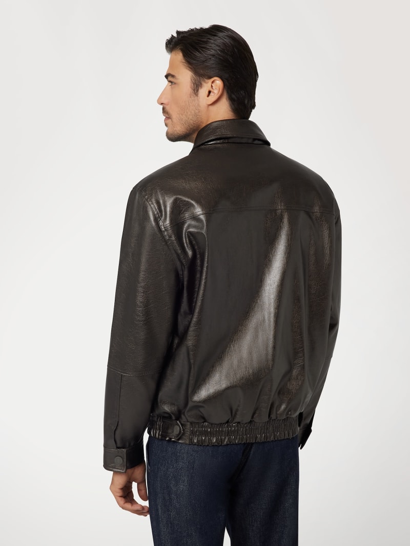Faux leather jacket