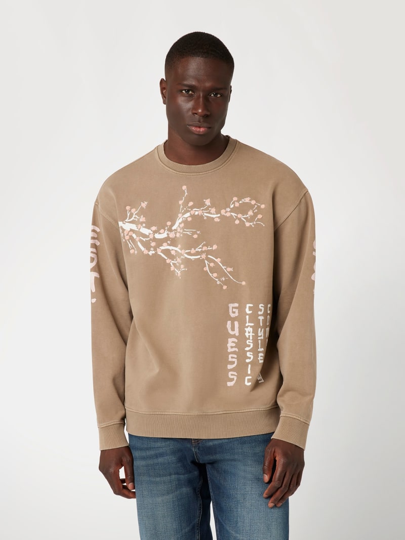 Felpa stampata uomo shop