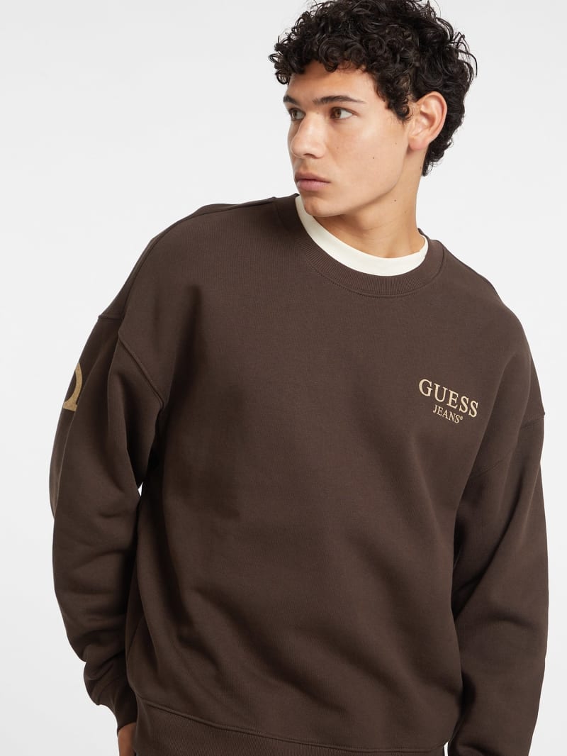 Macro Logo Crewneck Sweatshirt