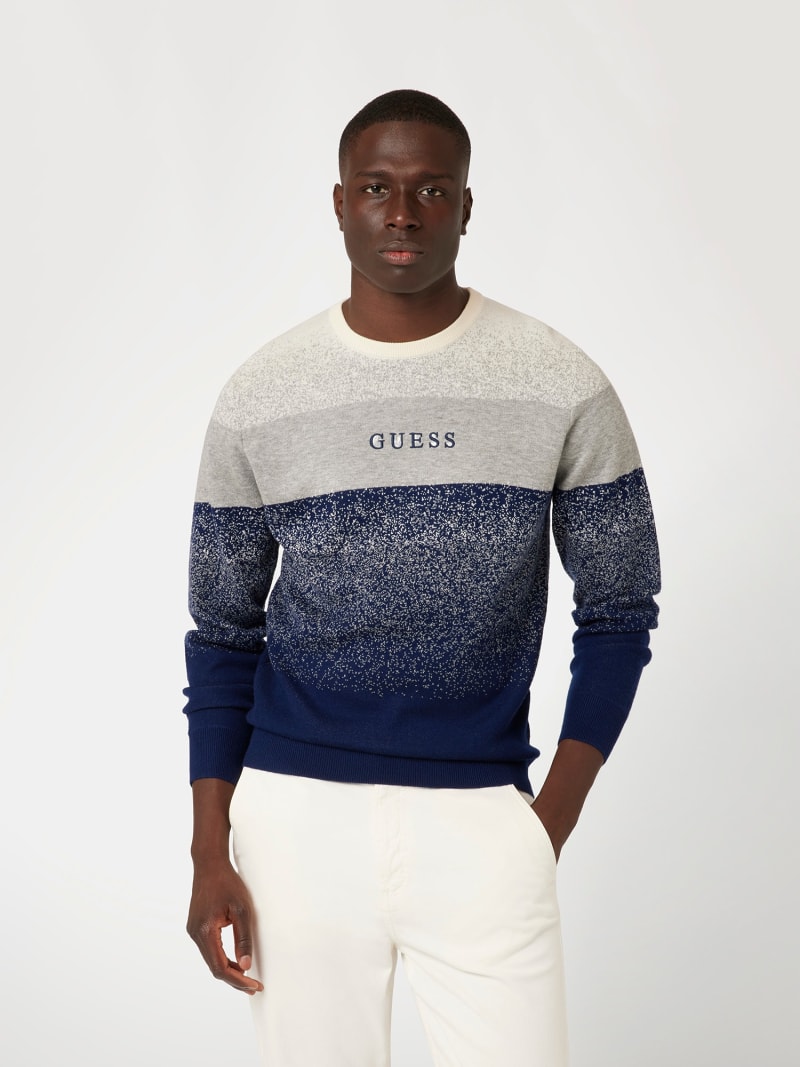 Maglione girocollo in misto lana