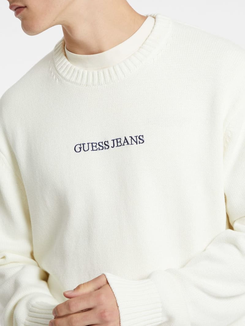 Maglione bianco guess discount