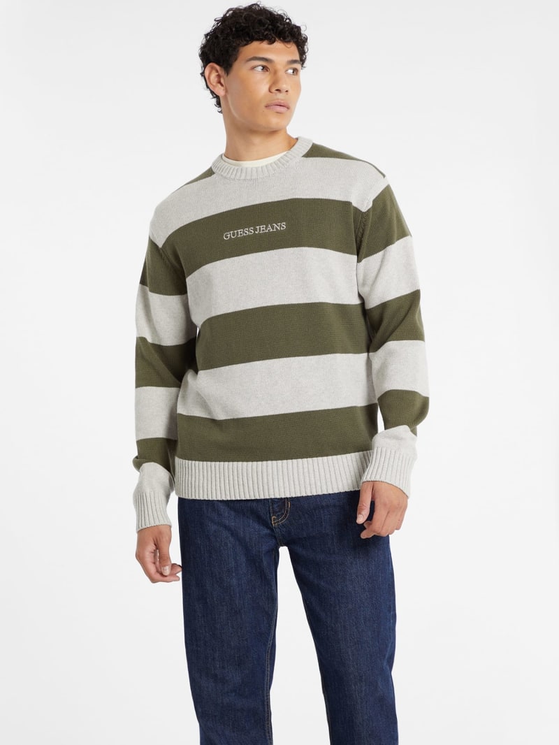 Guess striped sweatshirt outlet