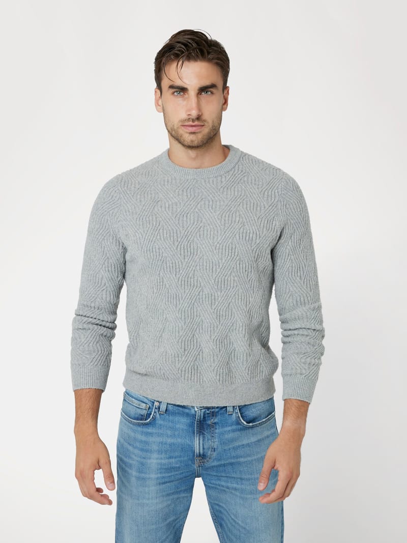 Rib knit sweater