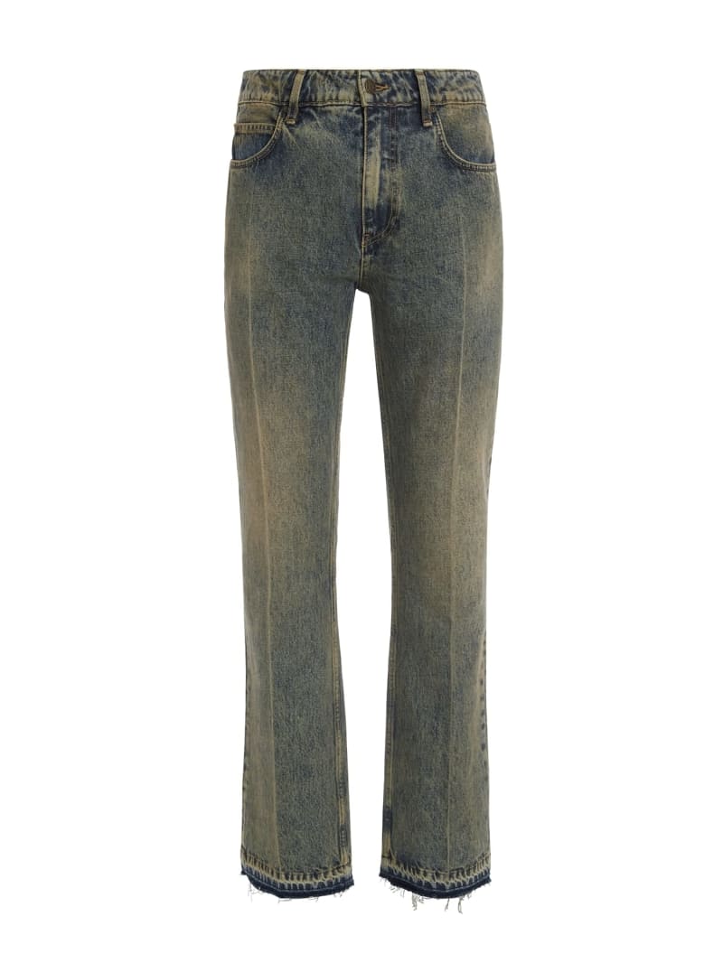 Jean évasé Taille Haute Pour Femme, Pantalon En Denim Extensible à