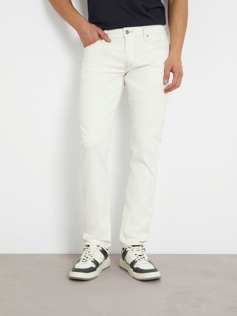 Jean slim homme blanc outlet
