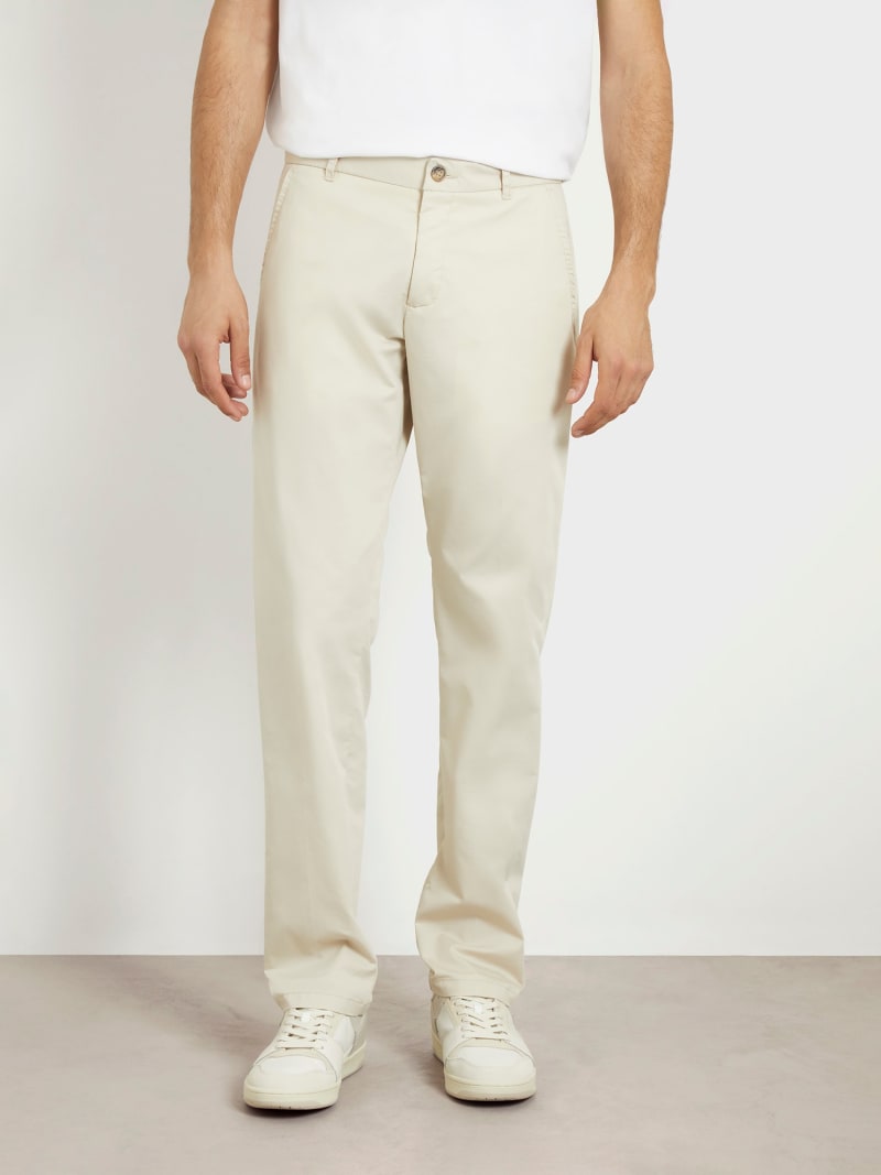 Low rise slim pants