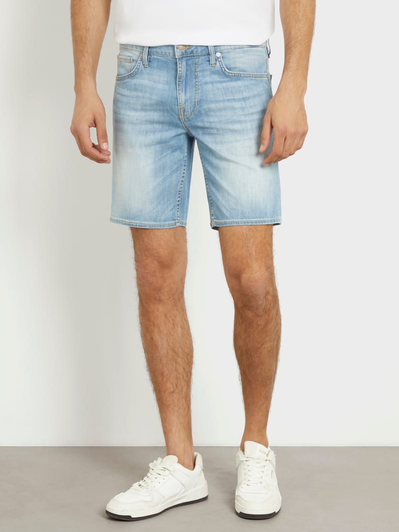 Short en jean taille basse