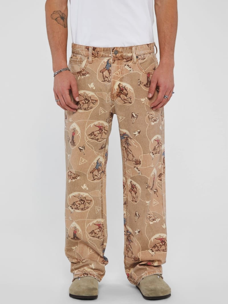 Relaxed Hose Allover-Print